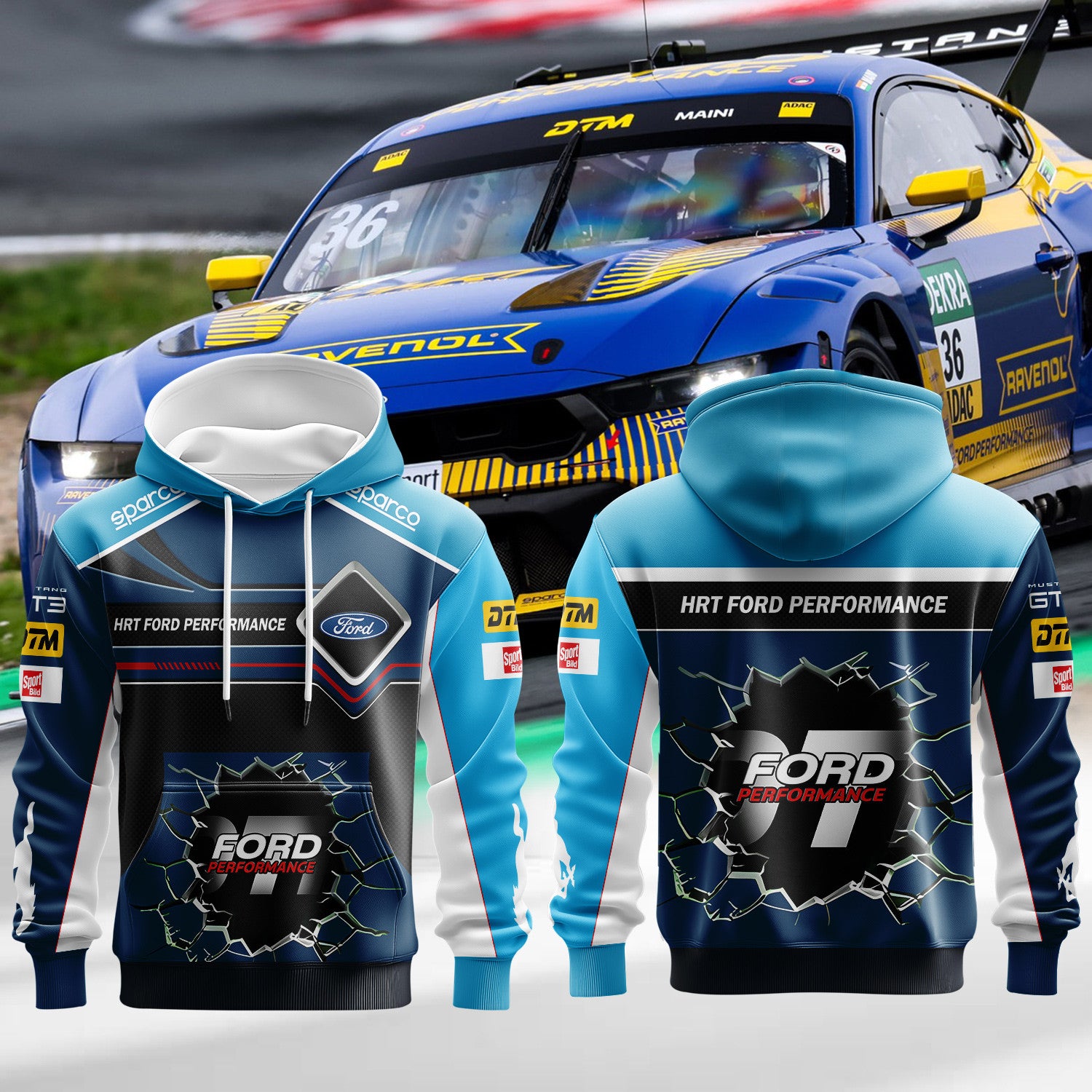 HRT Ford Performance DTM Racing 3D Apparel