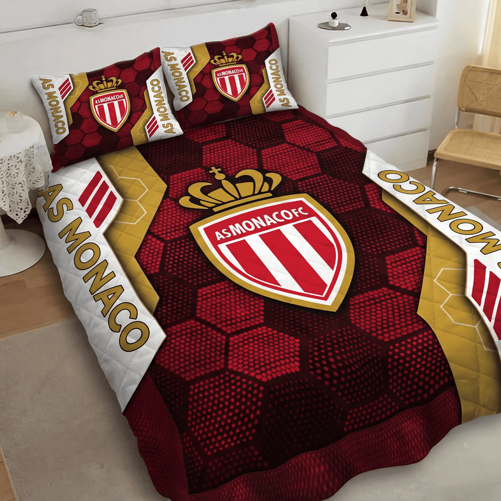 AS Monaco Inspired Quilt Set