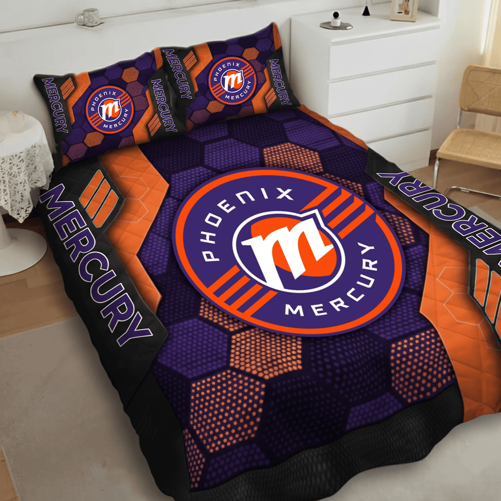 Phoenix Mercury Inspired Quilt Set