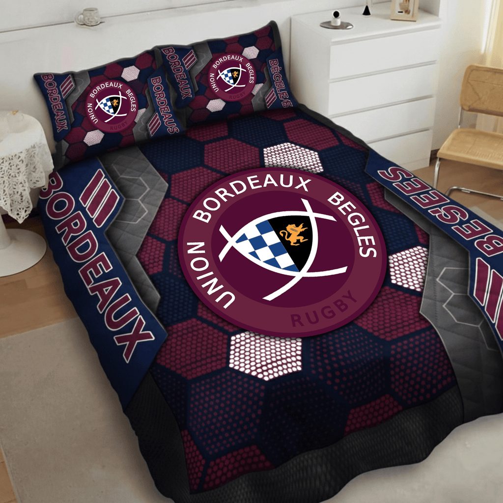 Bordeaux Bègles Inspired Quilt Set